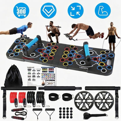 15-in-1 Multifunctional Push Up Board - Full Body Home Workout System